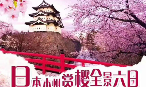 【交通国旅】日本本州赏樱全景六日游