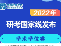 刚刚，2022年研考国家线公布！