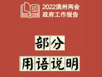 H5|2022滨州两会政府工作报告部分用语说明
